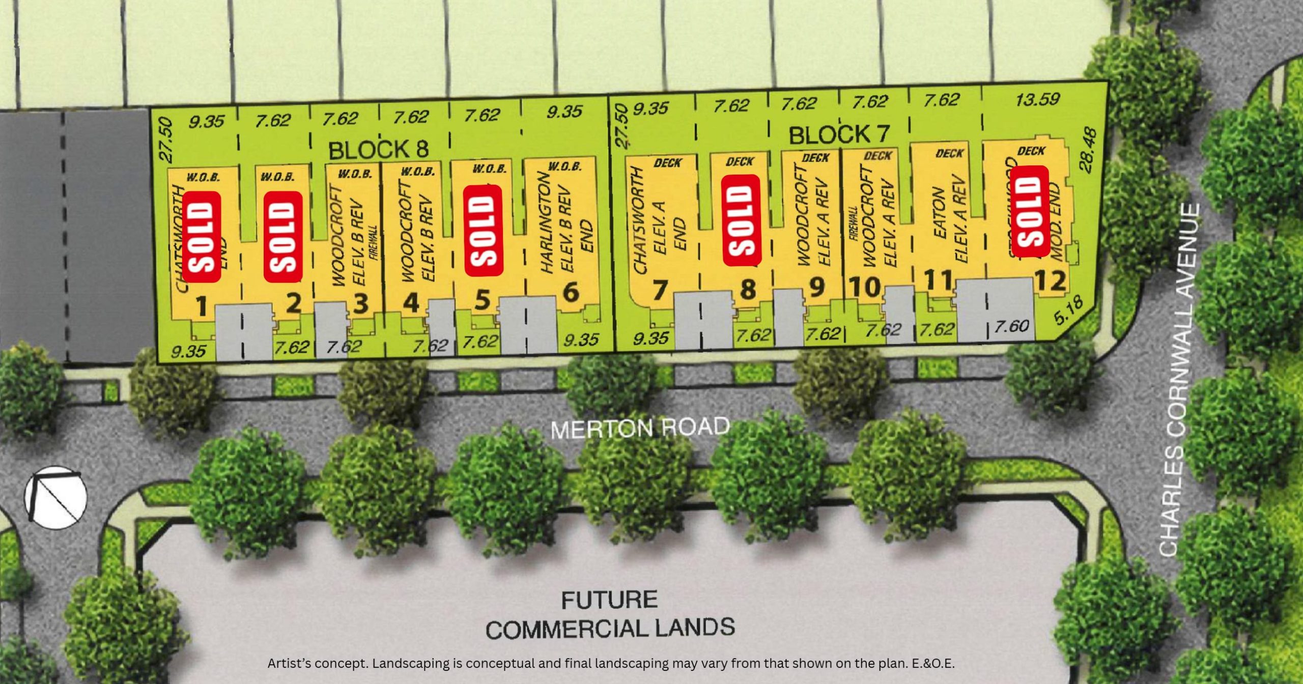 Siteplan (Sold Lots)